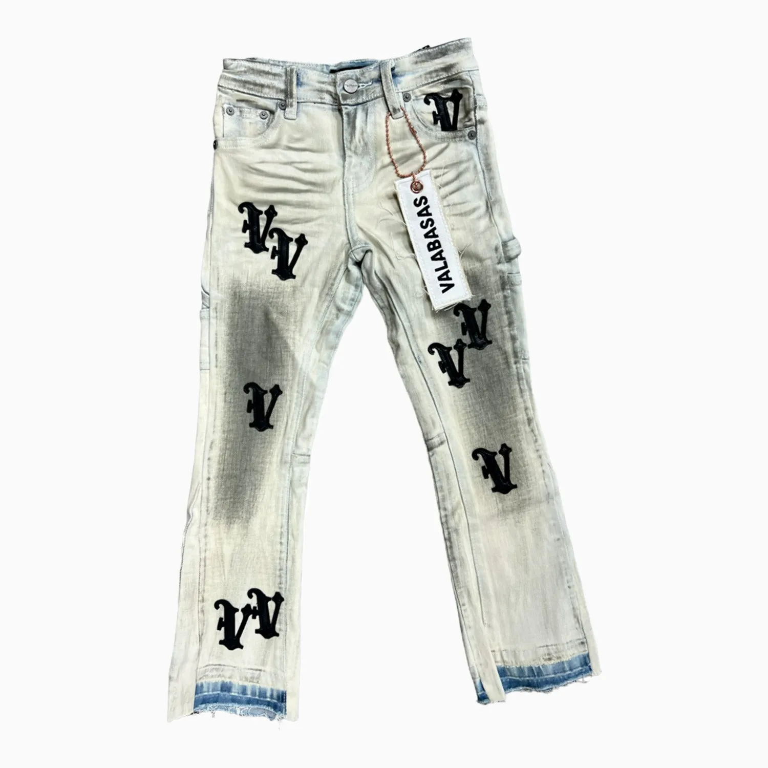 Kid's Valor Stacked Flare Denim Pant