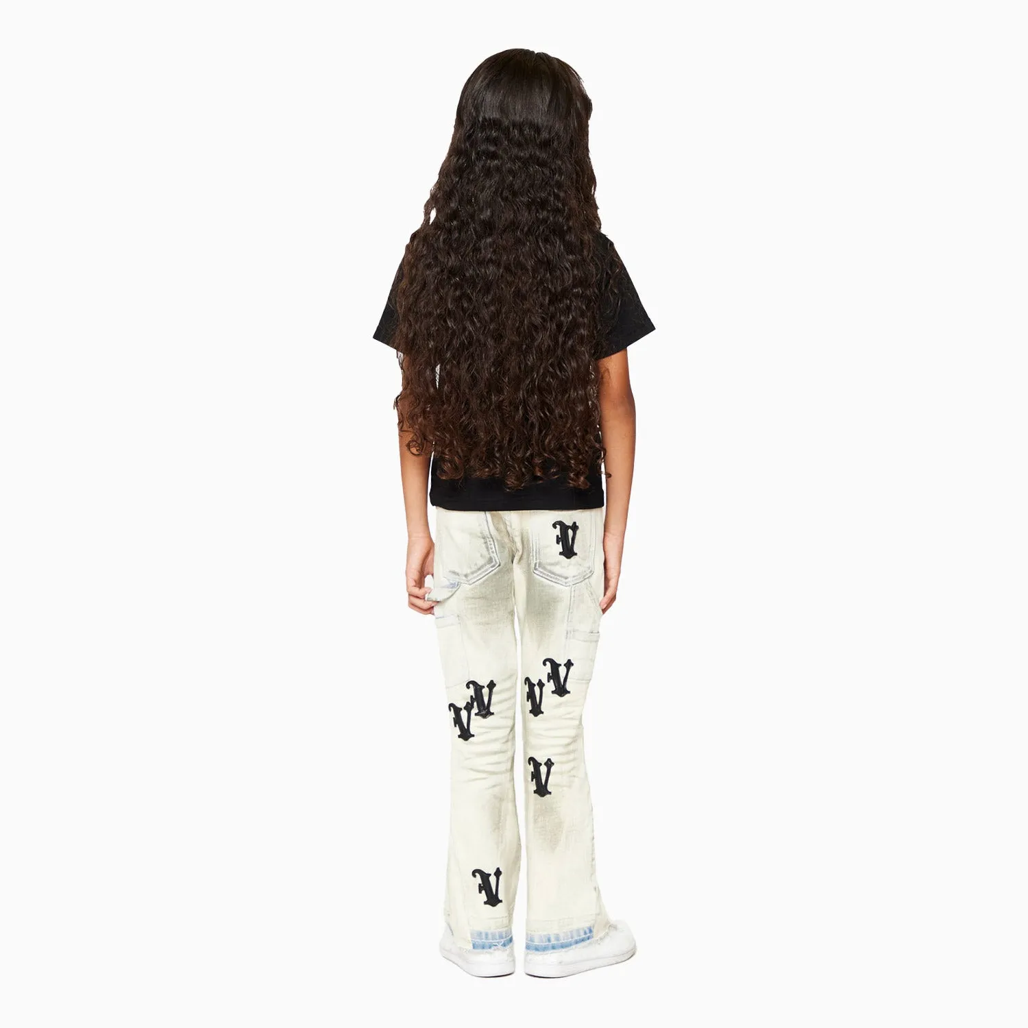 Kid's Valor Stacked Flare Denim Pant