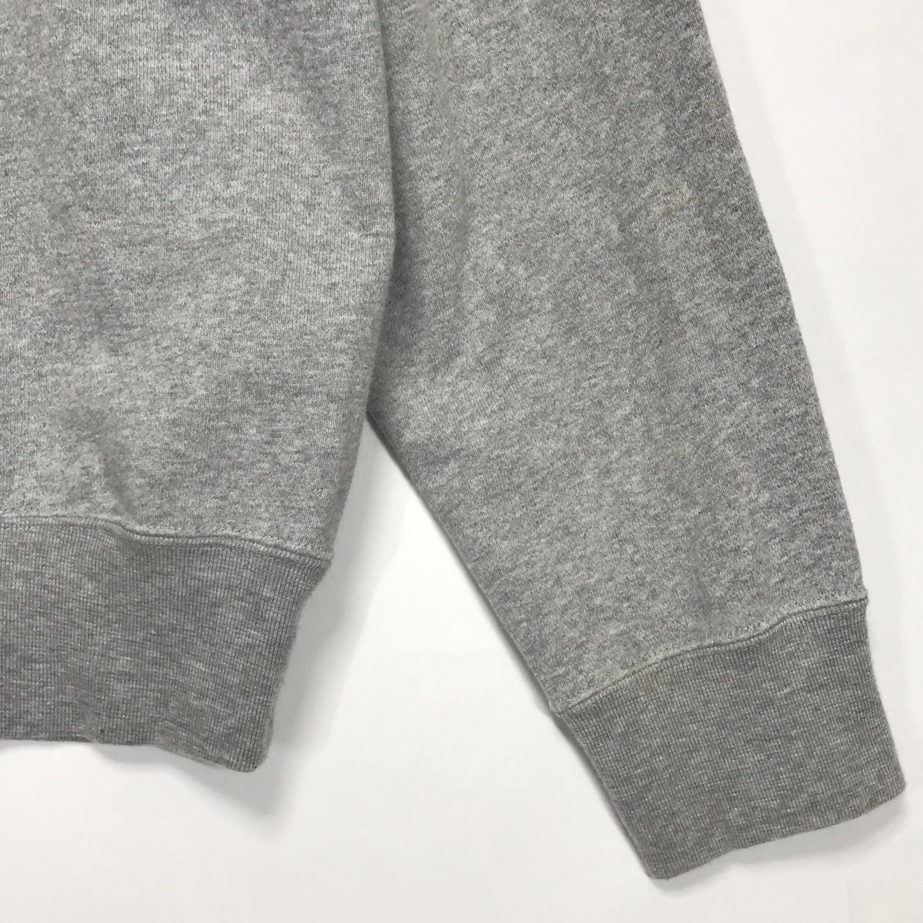 [L] A Bathing Ape Bape Full Zip Panda Hoodie Grey
