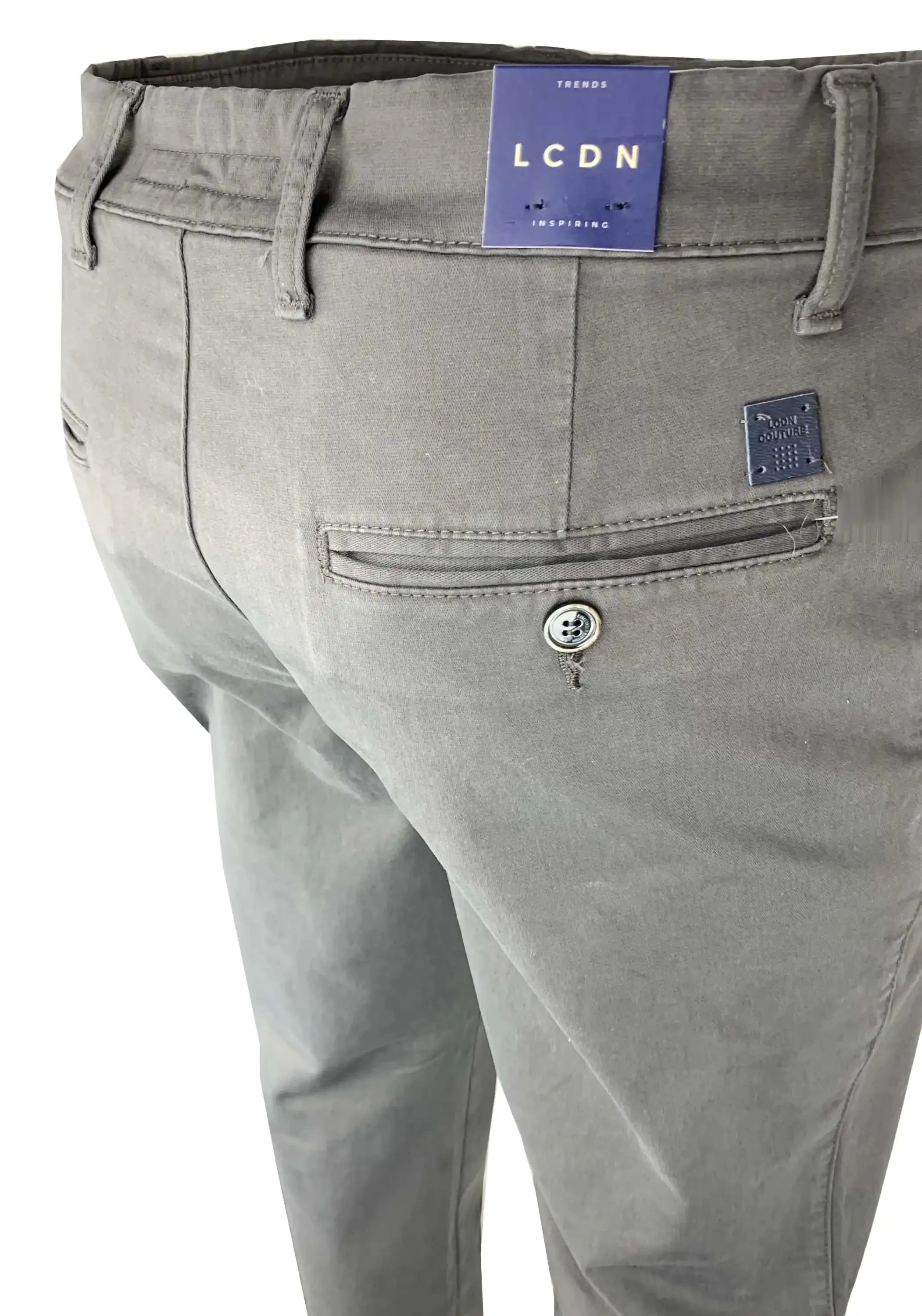 LCDN By Nalo Mens Chino Trousers Grey