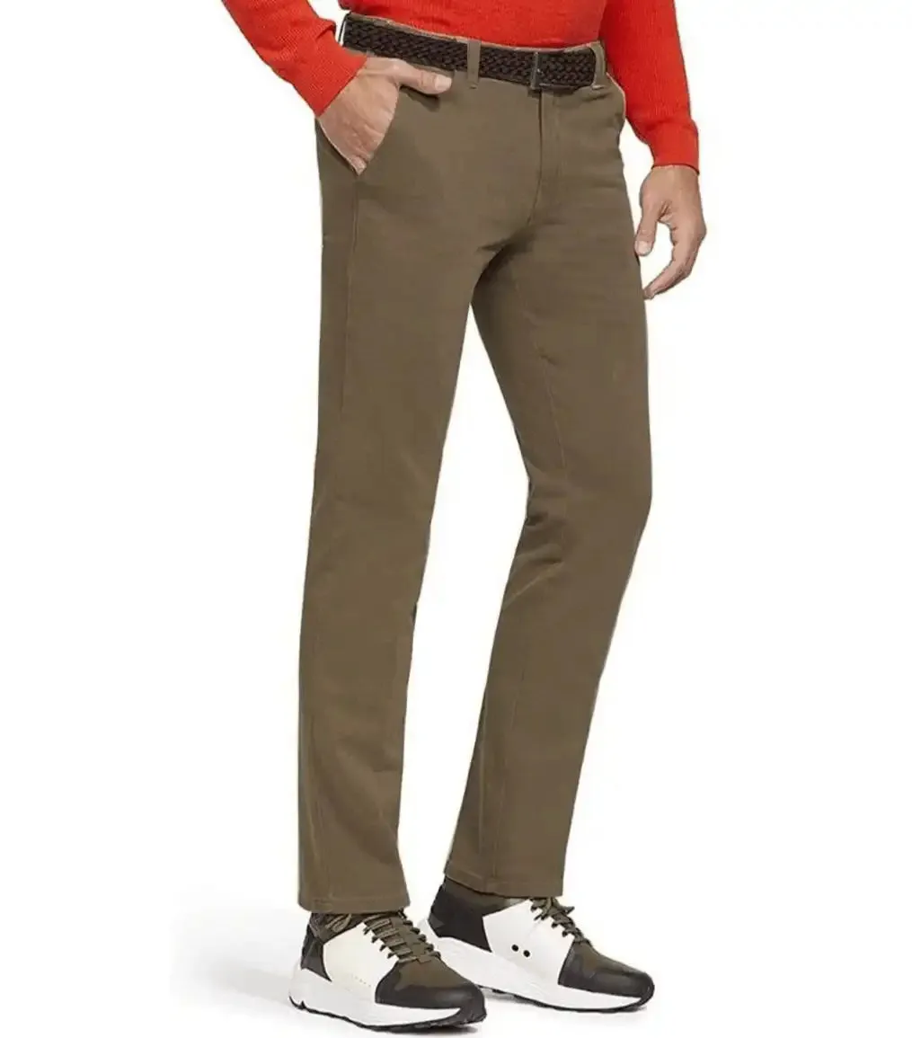 LCDN - Stretch Fit Chino Trousers - Brown