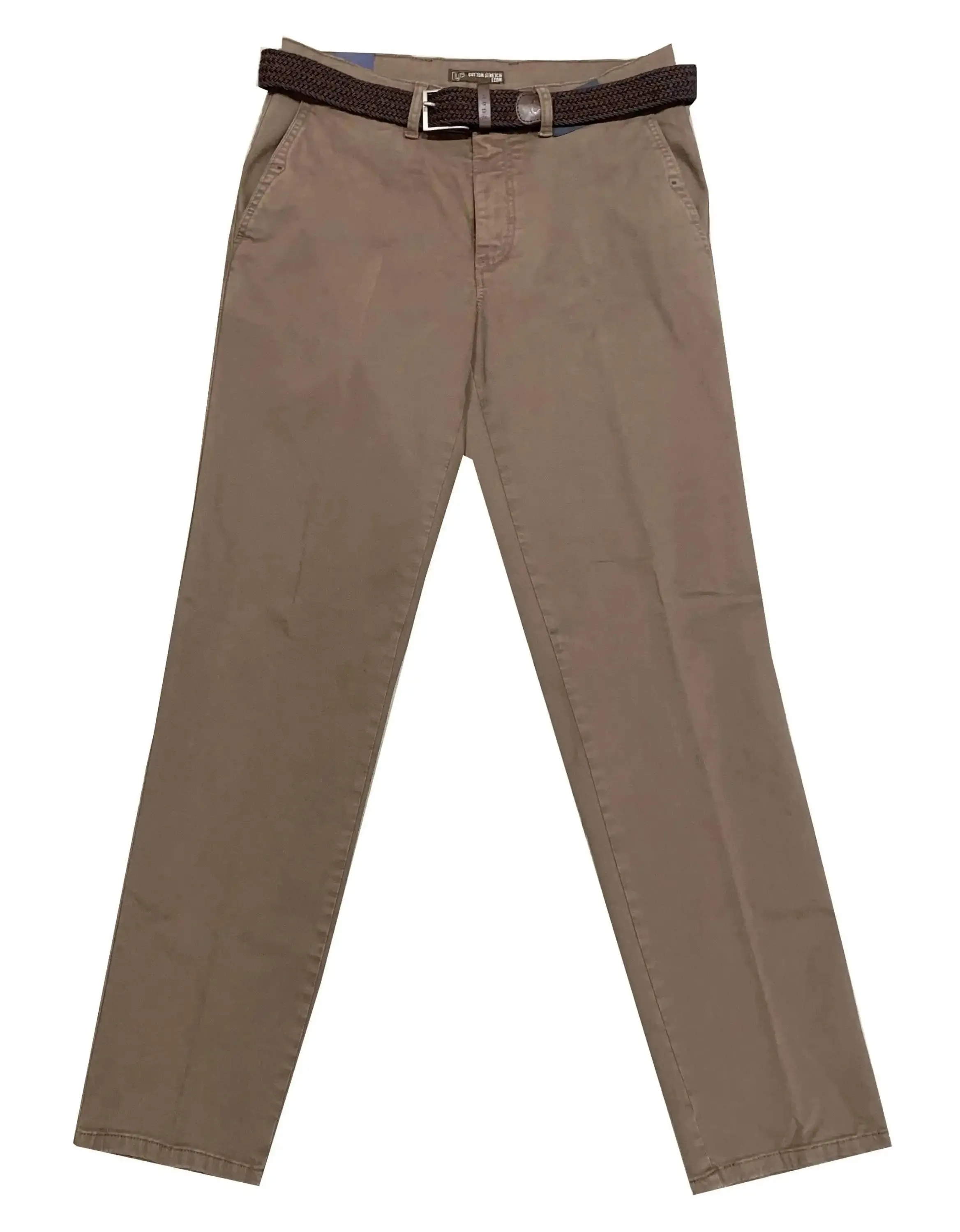 LCDN - Stretch Fit Chino Trousers - Brown