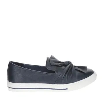 Le Sansa Issy/Izzy ~ Tan ~ Navy ~ Silver Grey ~ Leather Slip on