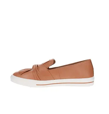 Le Sansa Issy/Izzy ~ Tan ~ Navy ~ Silver Grey ~ Leather Slip on