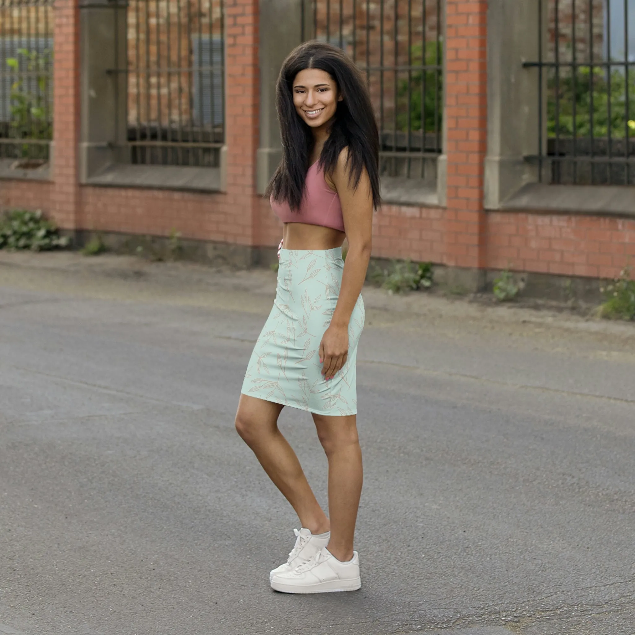 Leaves Women's Mini Skirt