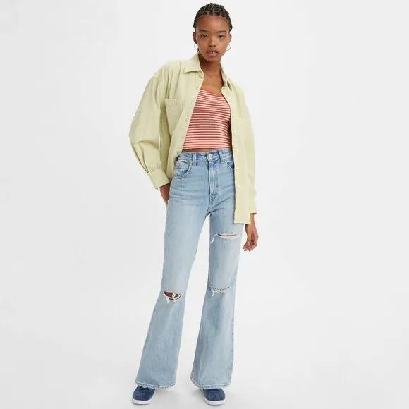 Levi's '70s High Flare Jeans Light Wash - You And I