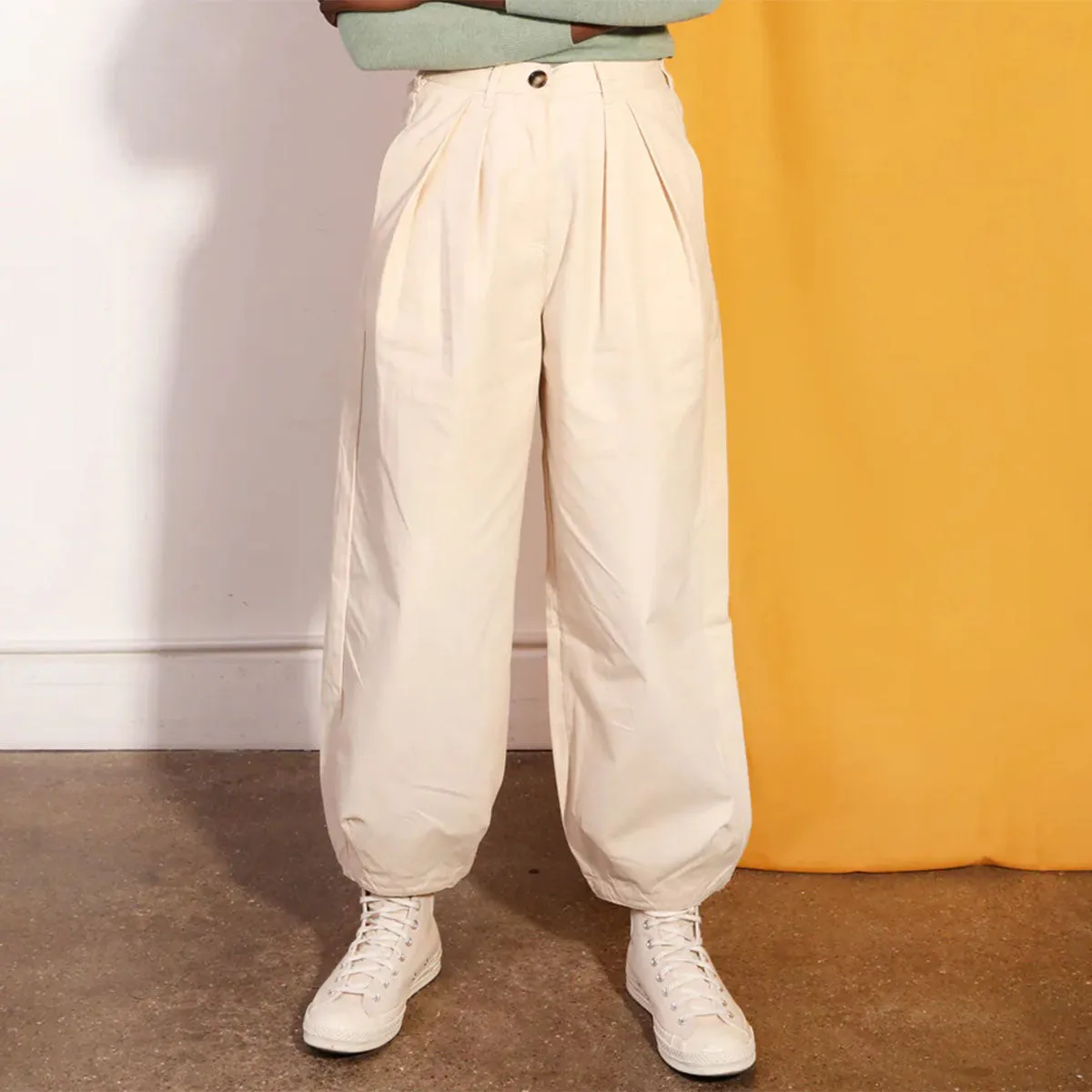 L.F.Markey Jenkin Trousers Ecru