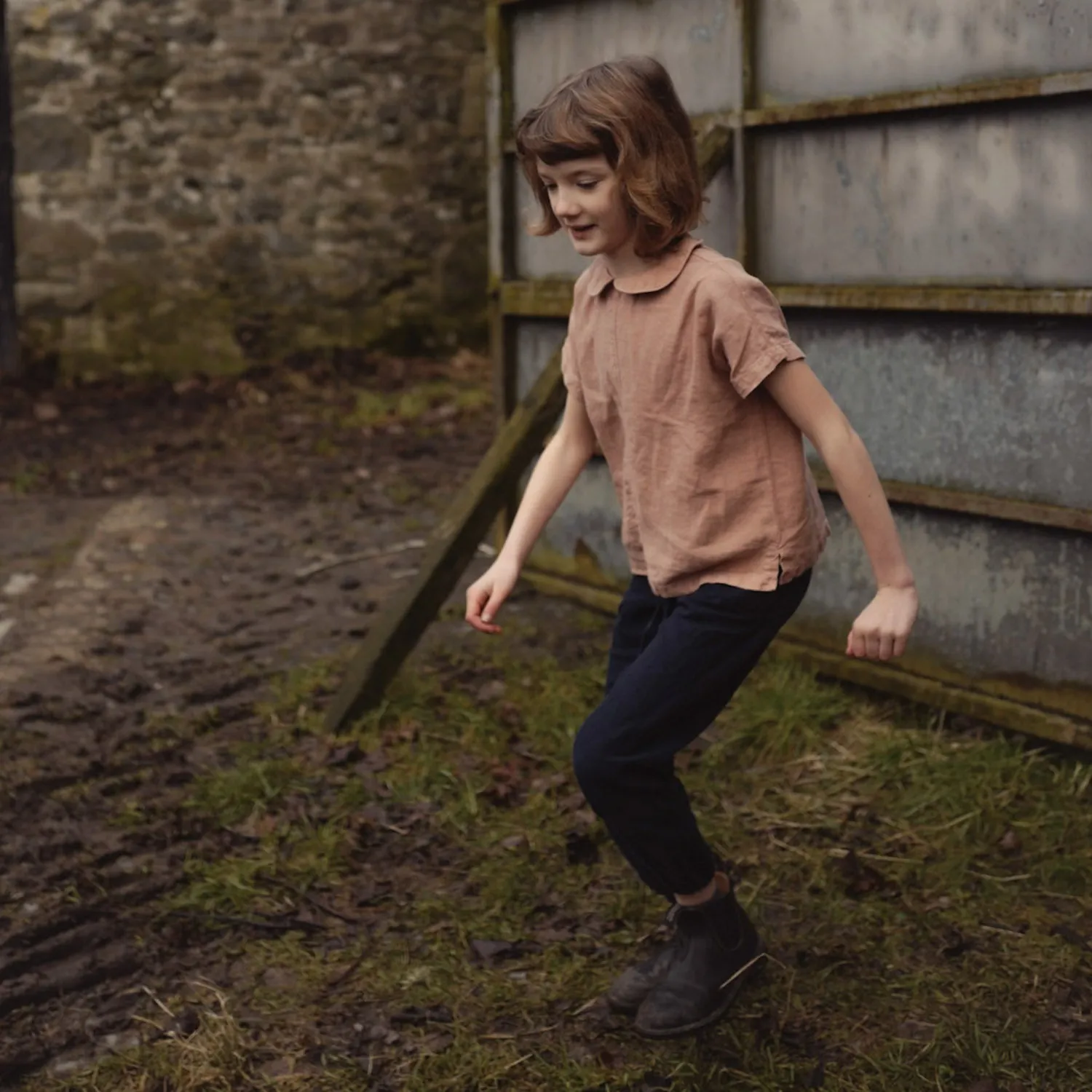 Linden Trousers - Linen - Midnight