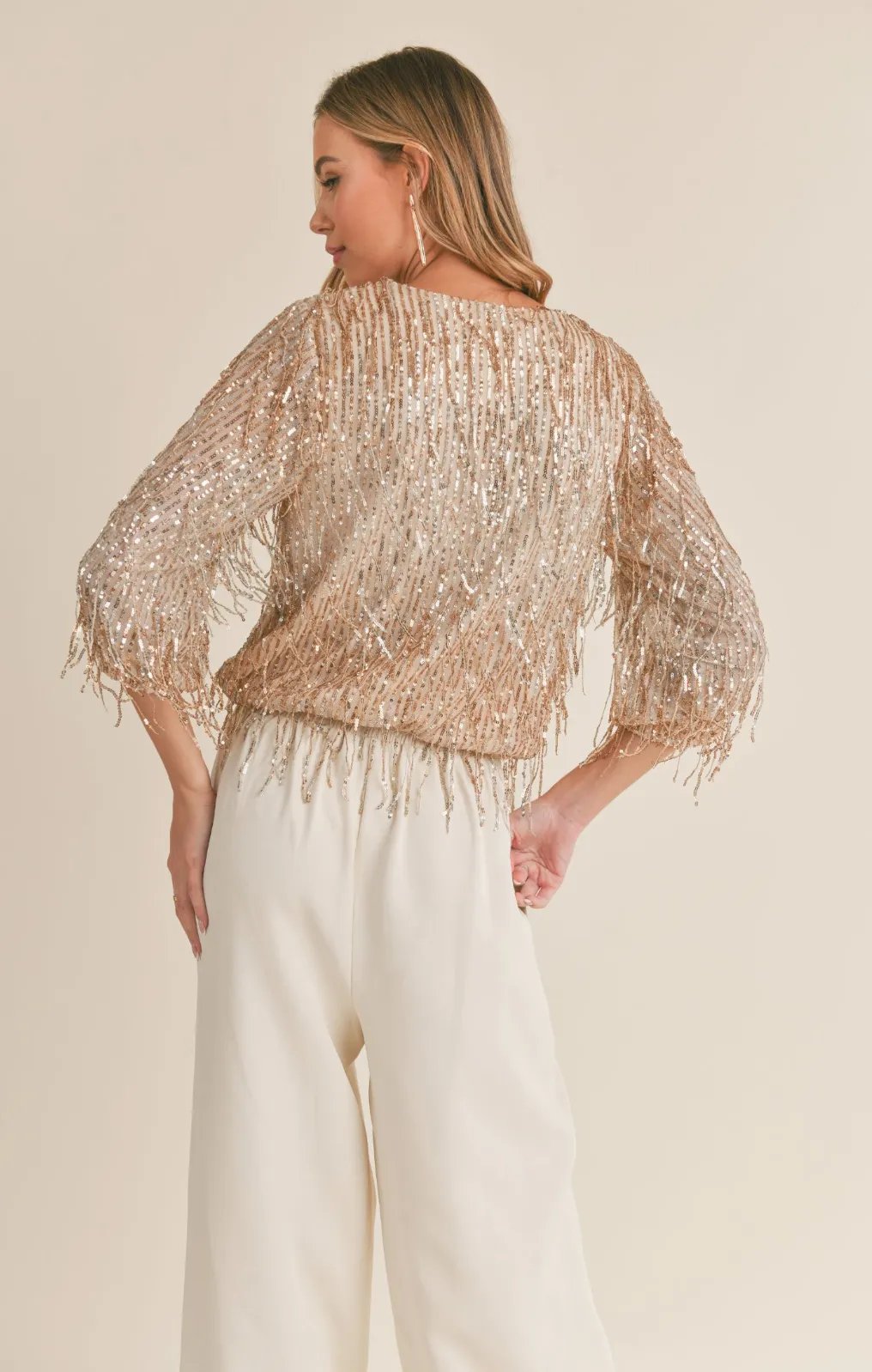 Lit Up Sequin Bodysuit
