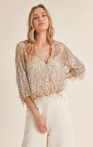 Lit Up Sequin Bodysuit