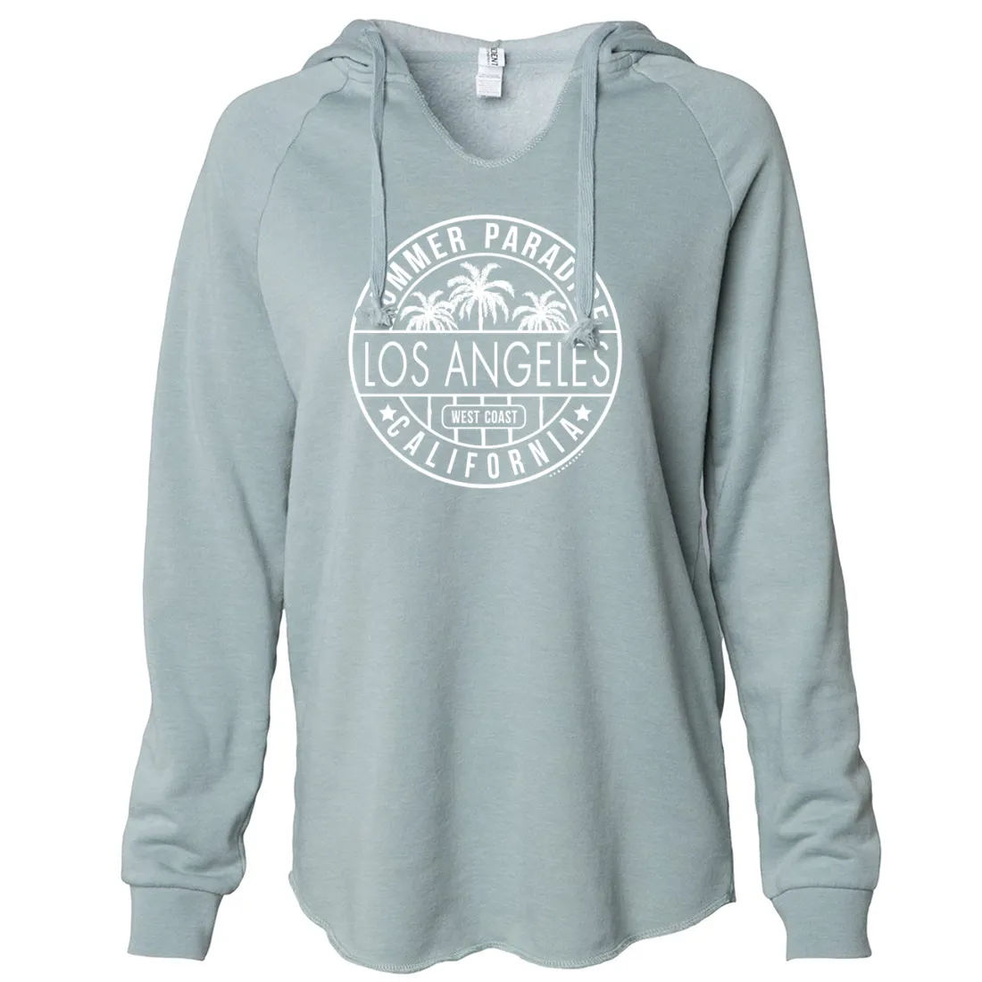 Los Angeles California West Coast Women's Soft Hooded Pullover