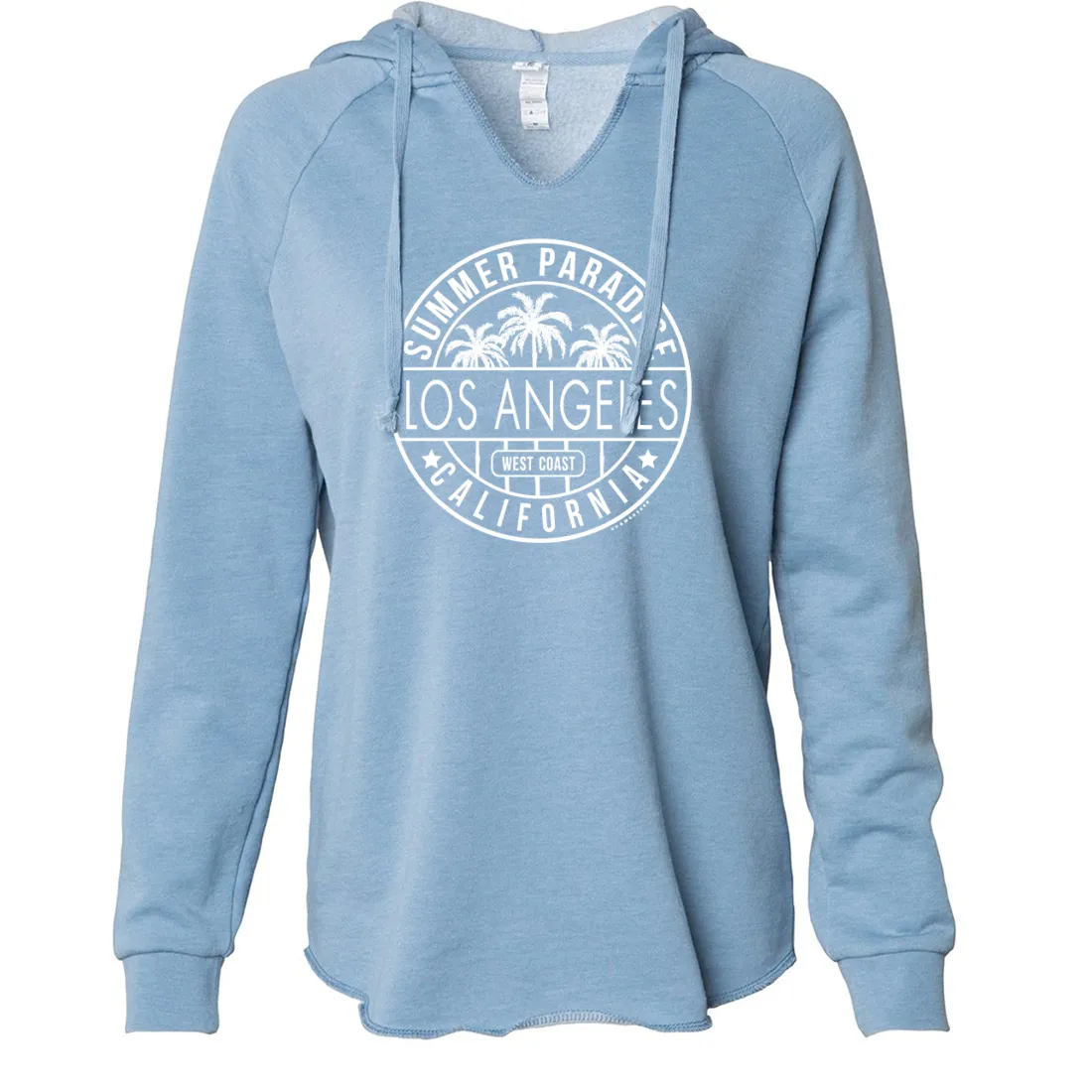 Los Angeles California West Coast Women's Soft Hooded Pullover