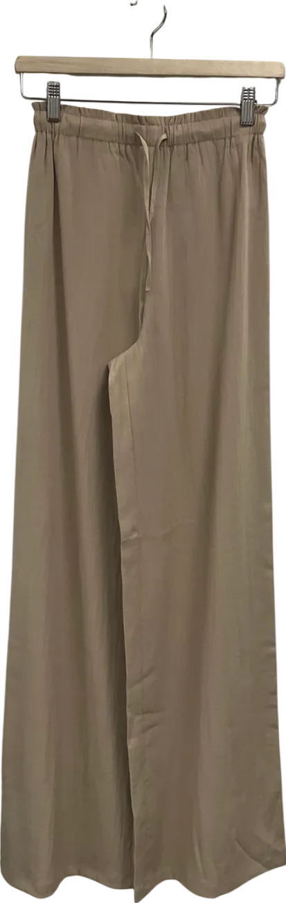 Love wave Beige Linen Trousers UK XXS
