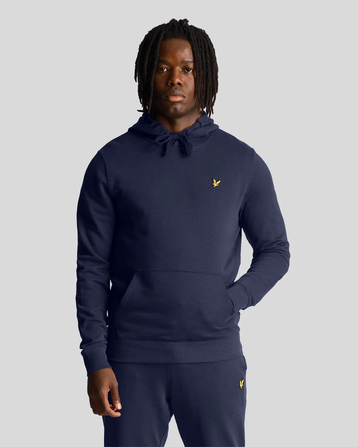 Lyle And Scott Ml416Vog Pullover Hoodie Navy Blue