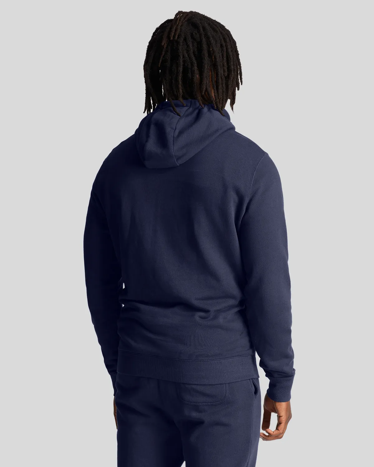 Lyle And Scott Ml416Vog Pullover Hoodie Navy Blue