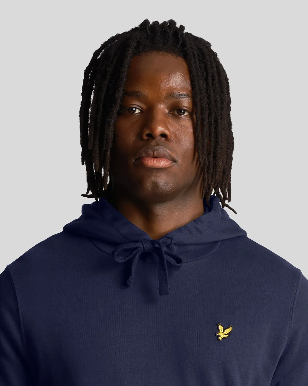 Lyle And Scott Ml416Vog Pullover Hoodie Navy Blue