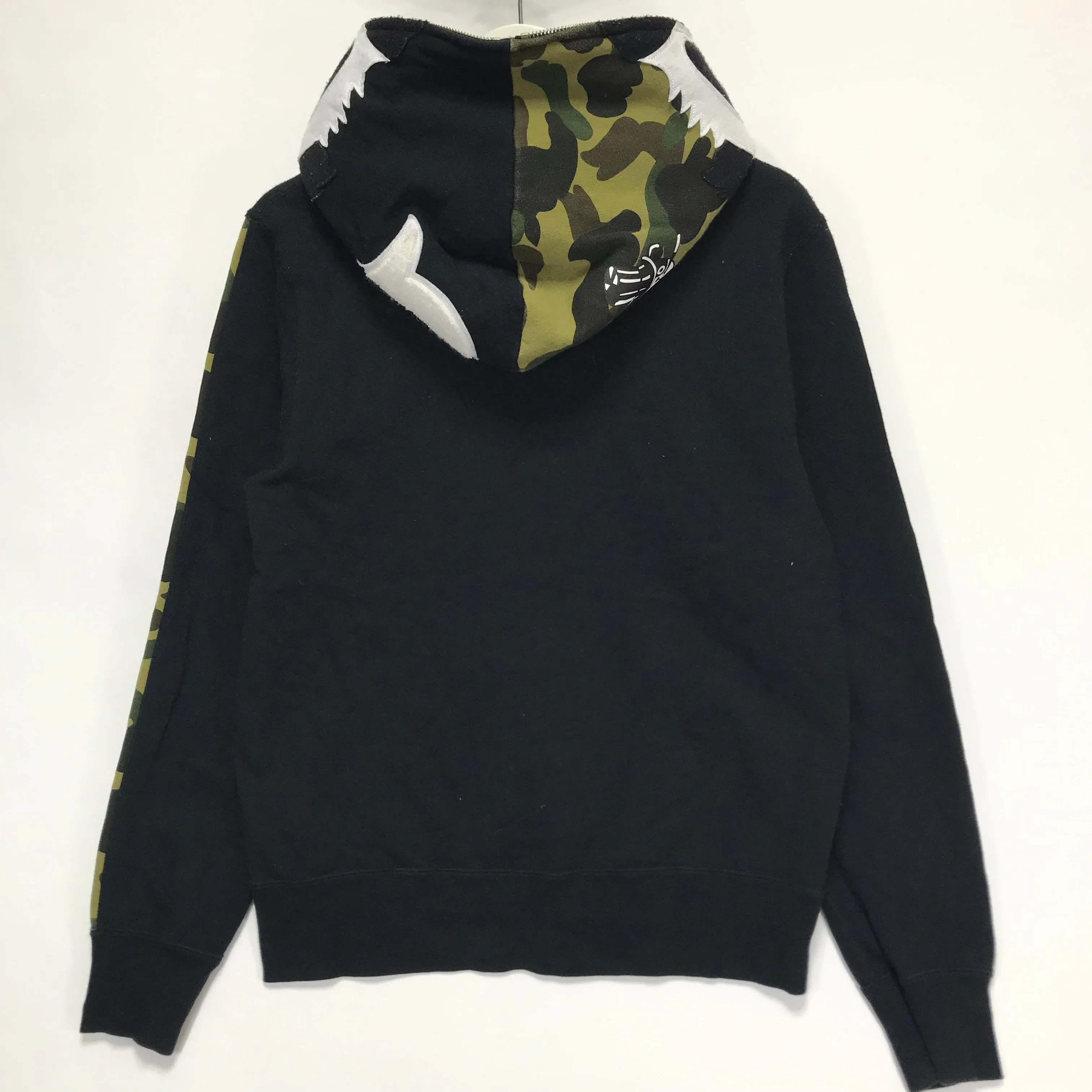 [M] A Bathing Ape Bape !st Camo Sleeve Panda Full Zip Hoodie