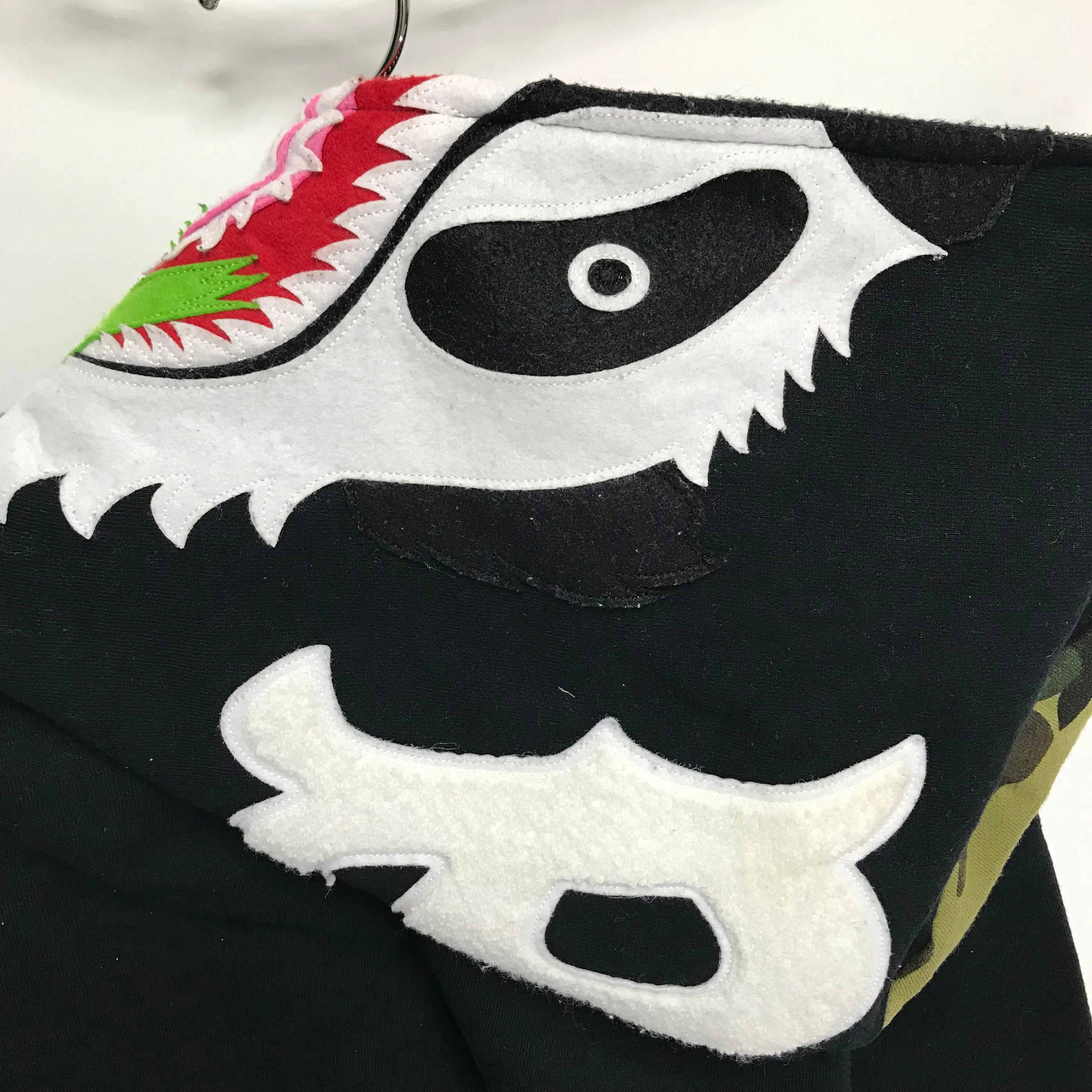 [M] A Bathing Ape Bape !st Camo Sleeve Panda Full Zip Hoodie