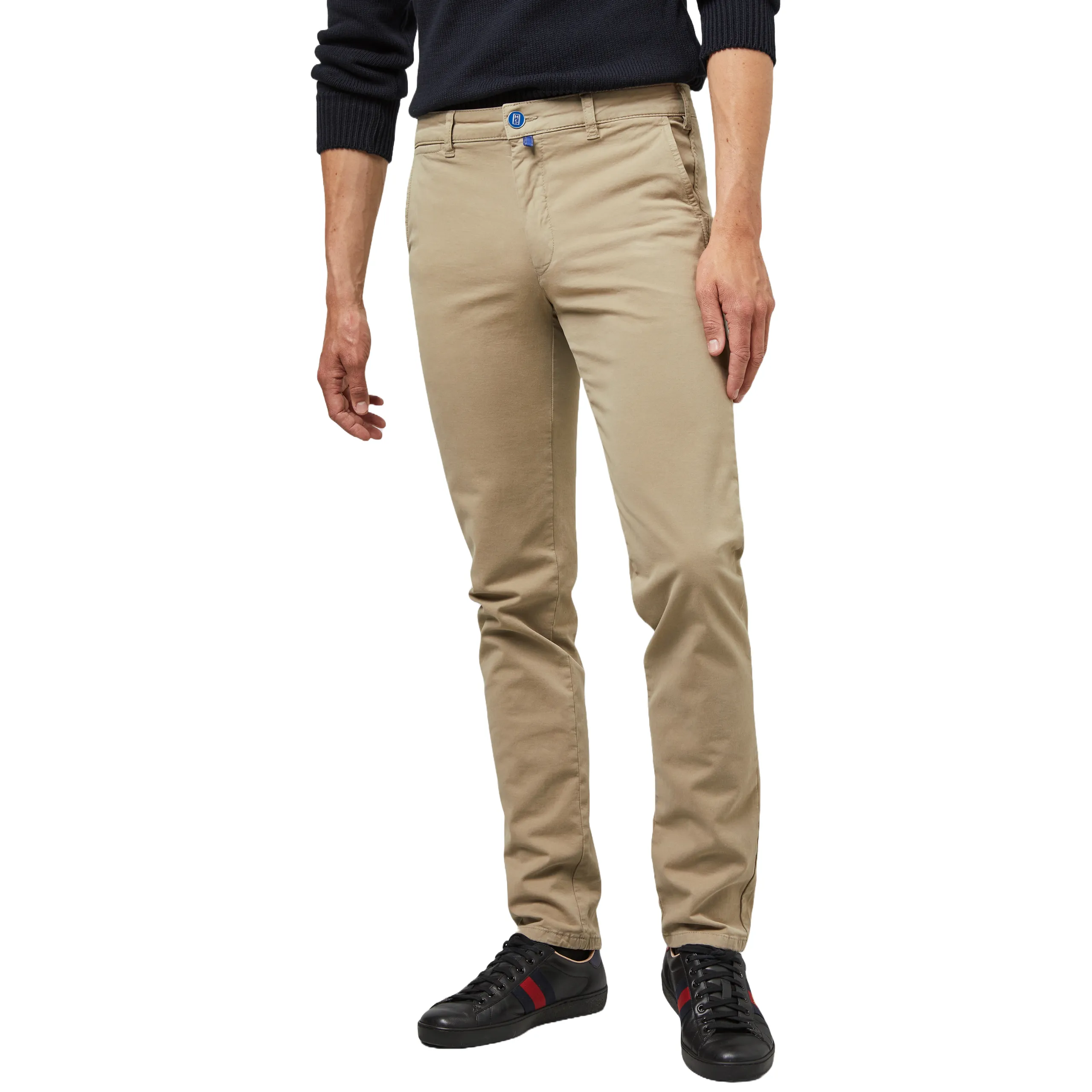 M5 by Meyer Slim Fit Chinos - Beige