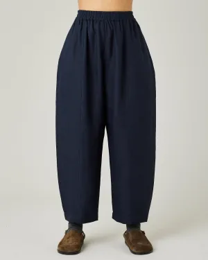 Mabel Navy Linen Trousers