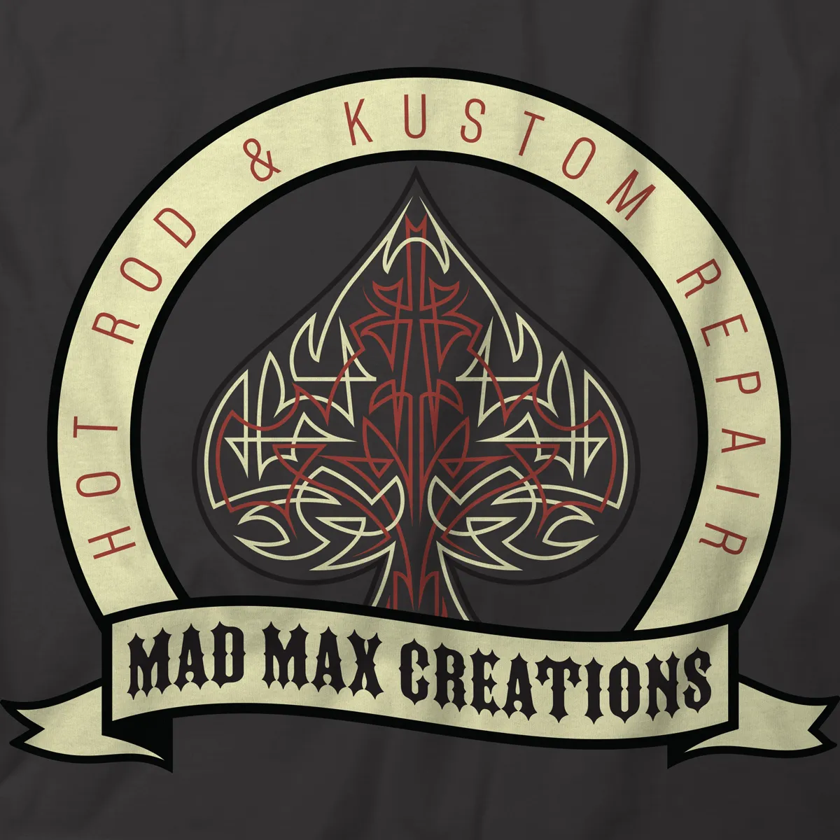 Mad Max Creations Pinstripe Spade Hoodie