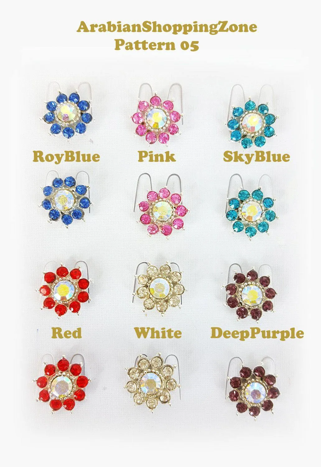 MAGNETIC headscarf abaya shawl scarf PINLESS BROOCH HIJAB PIN Rhinestone