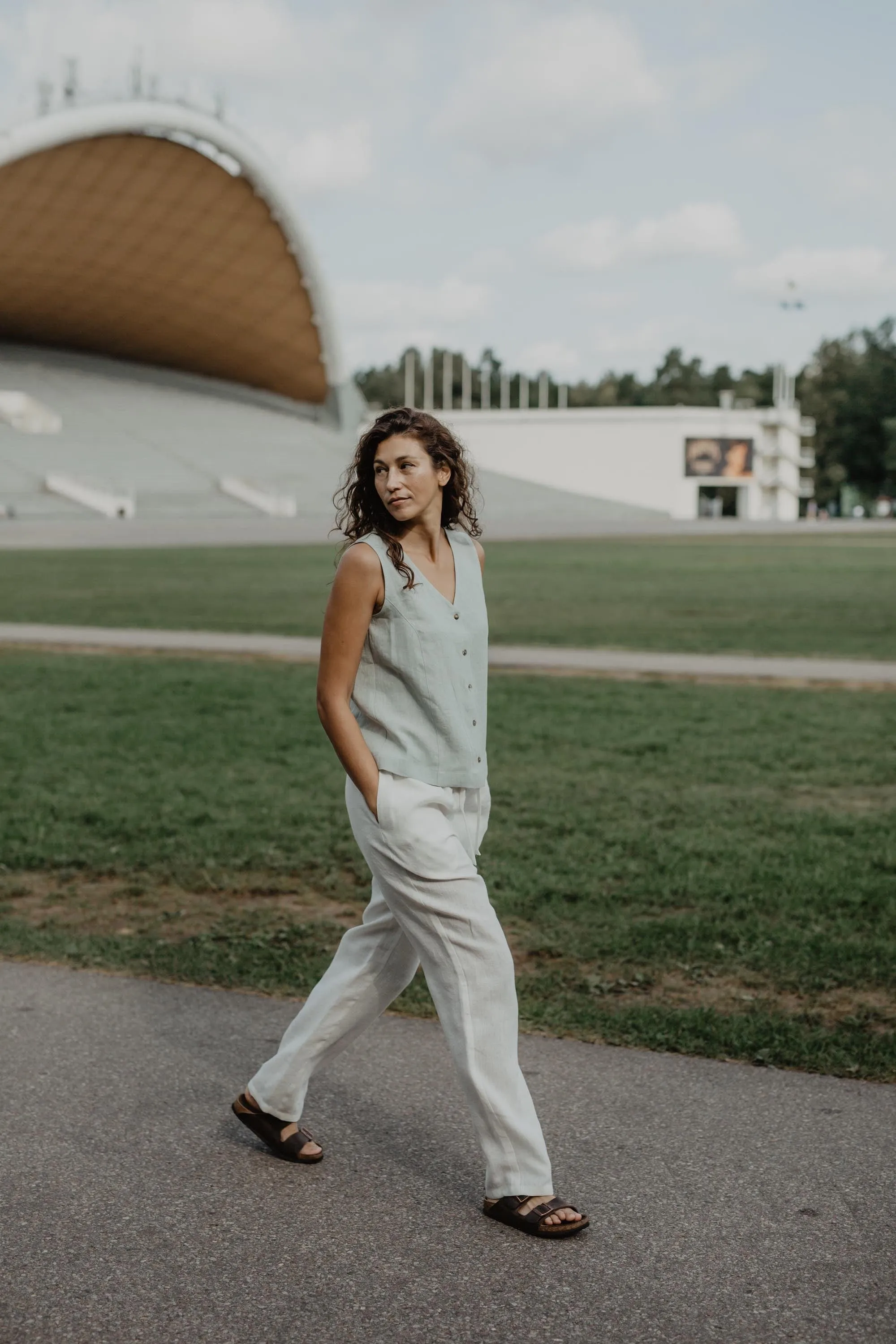 Malmo Linen Trousers | Multiple Colours