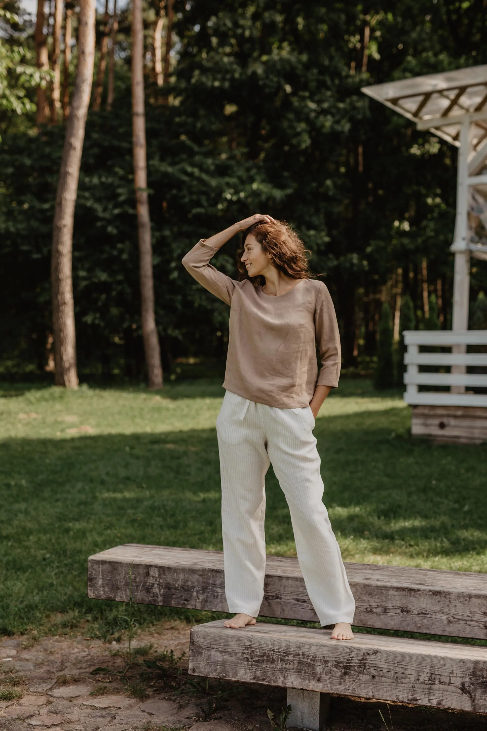 Malmo Linen Trousers | Multiple Colours