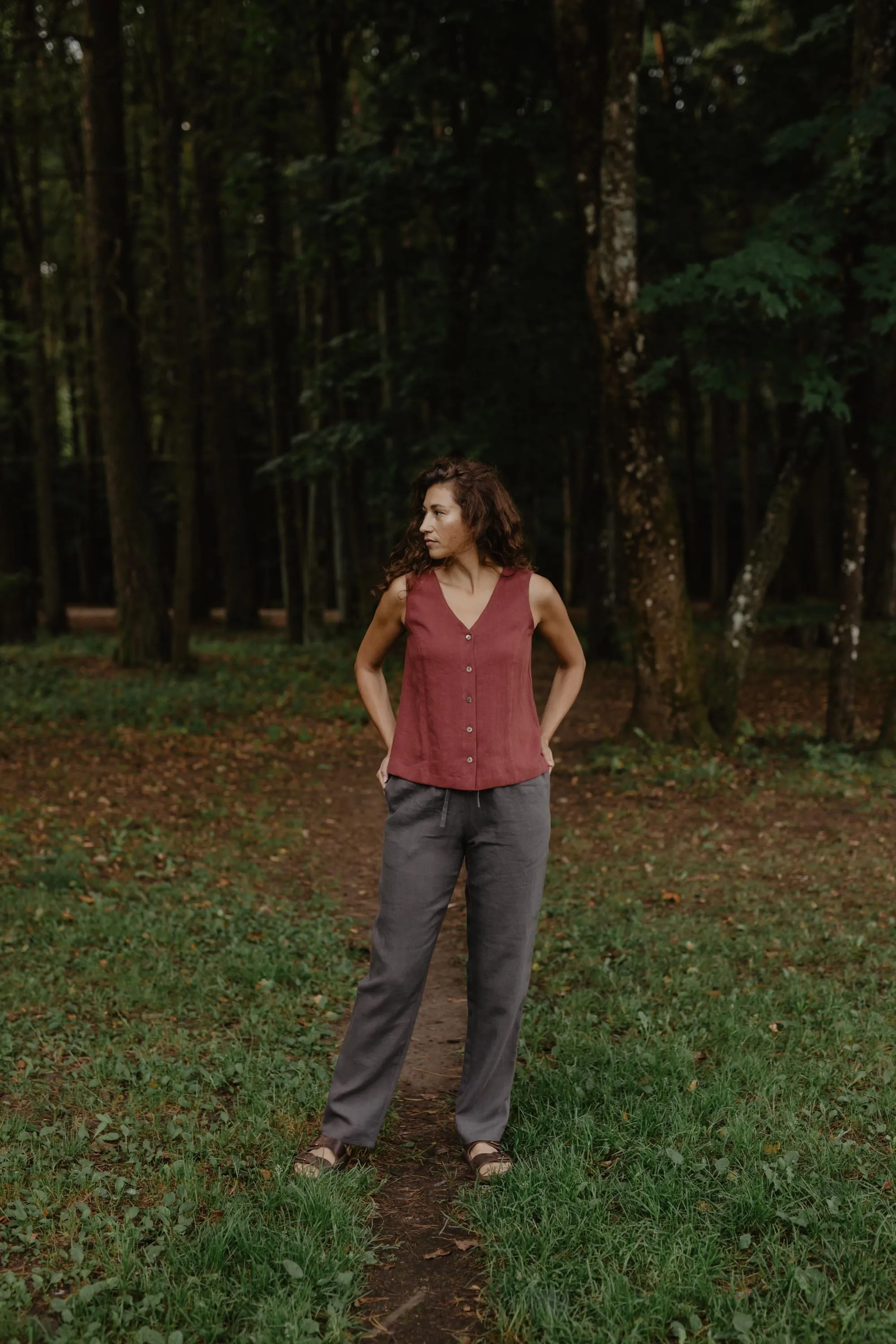 Malmo Linen Trousers | Multiple Colours