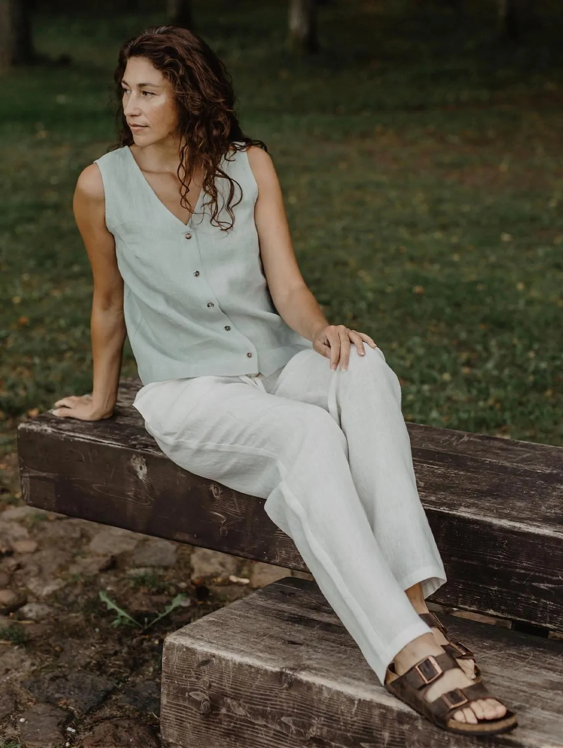 Malmo Linen Trousers | Multiple Colours