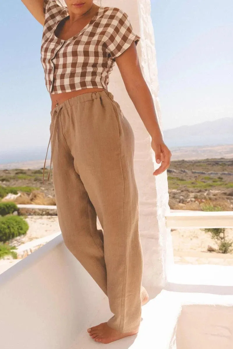 Malmo Linen Trousers | Multiple Colours