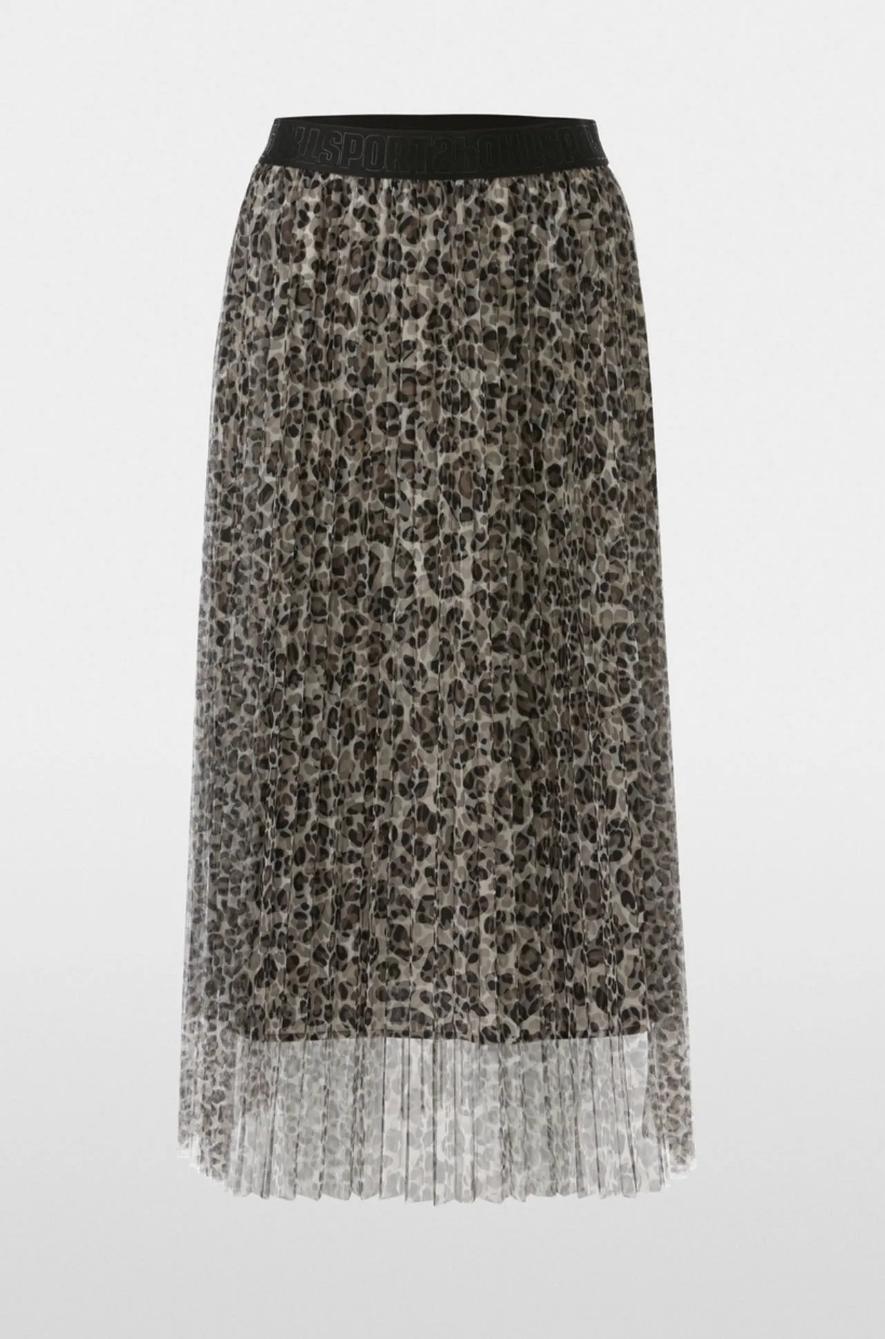 Marc Cain - Tulle Skirt with Leo Print