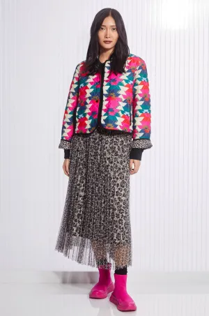 Marc Cain - Tulle Skirt with Leo Print