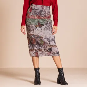 marco polo knit skirt
