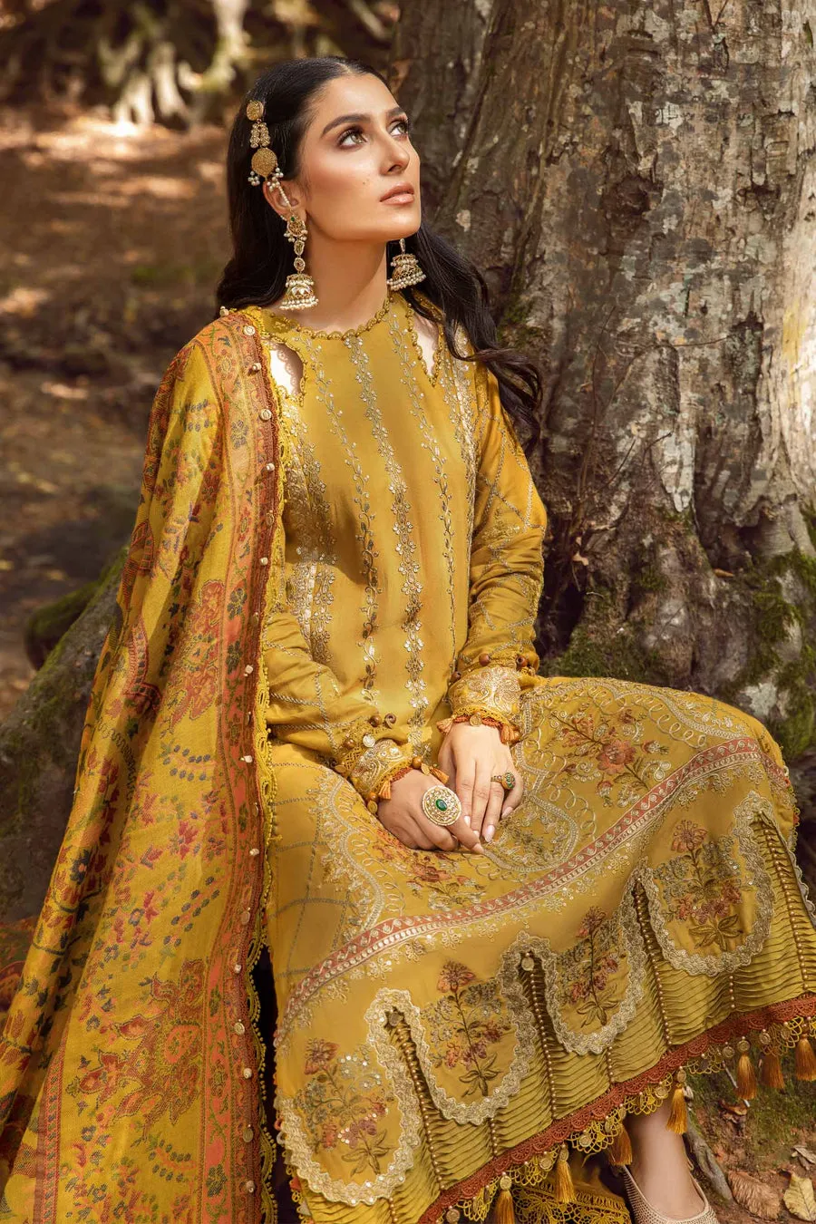 Maria.B | Linen Collection '23 | mustard DL-1110