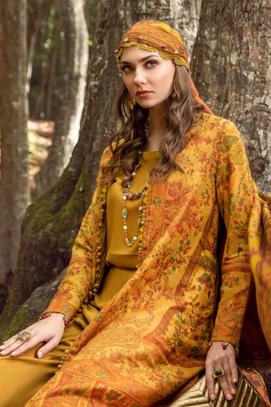 Maria.B | Linen Collection '23 | mustard DL-1110