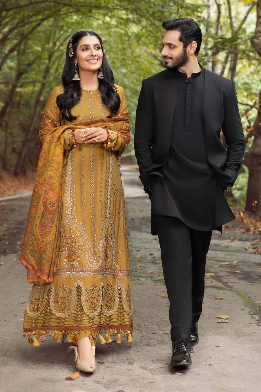 Maria.B | Linen Collection '23 | mustard DL-1110