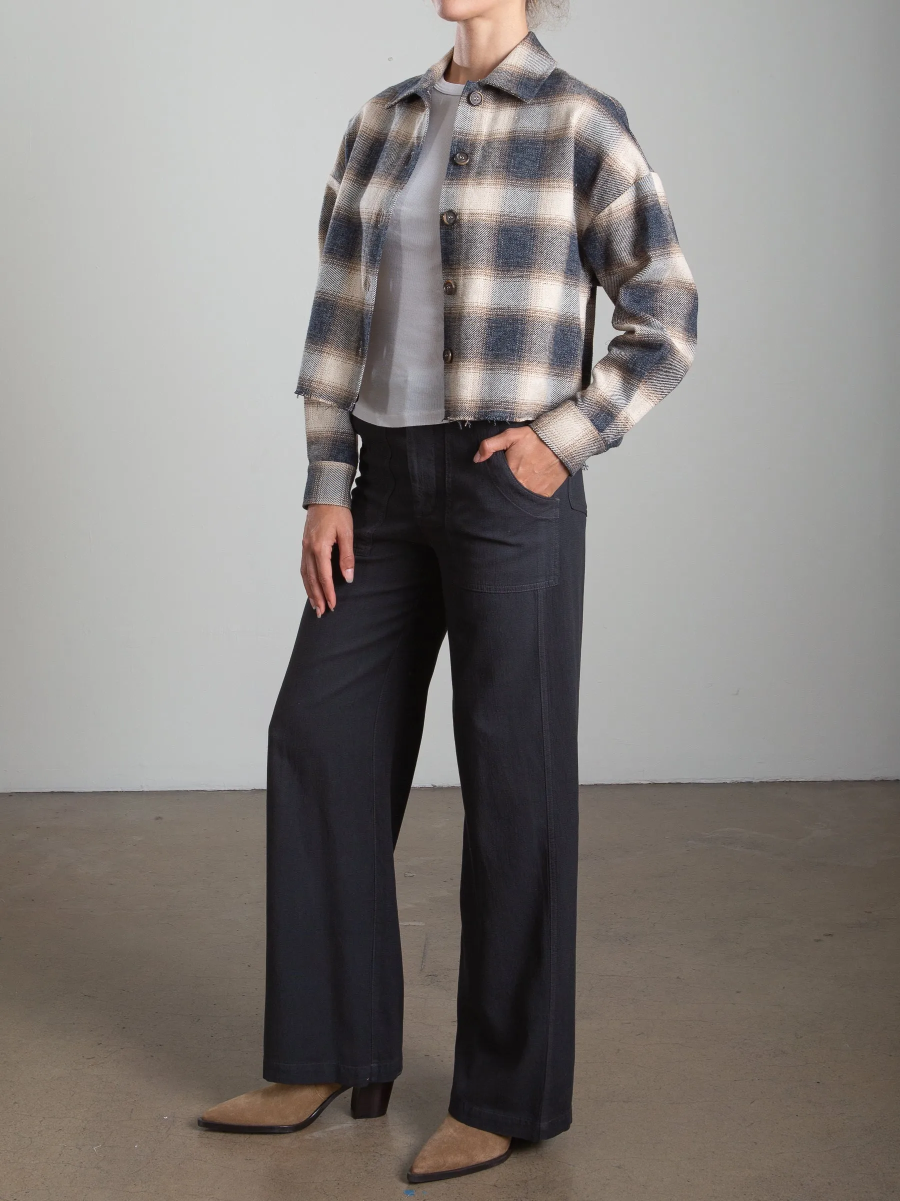 Max Pant in Highland Weave - Carbon