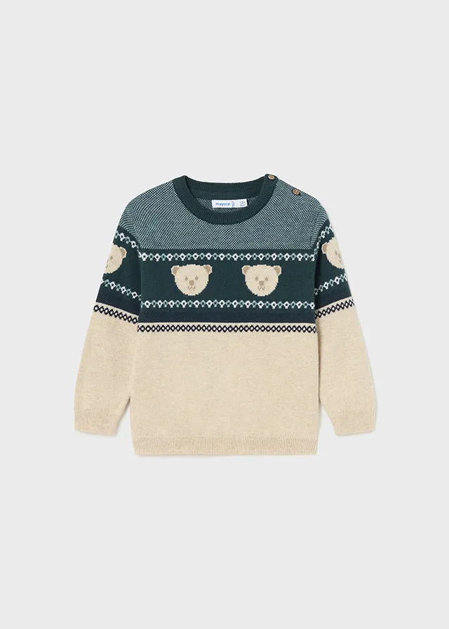 Mayoral 2182 Shirt, 2311 Teddy Bear Jumper and 521 Jade Chino Trousers In Stock Now