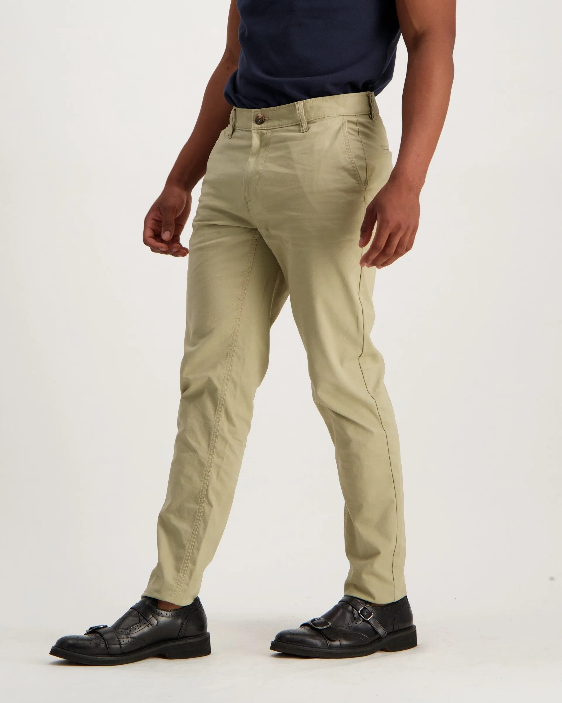 Men's Skinny Stretch Chino Pant - Stone