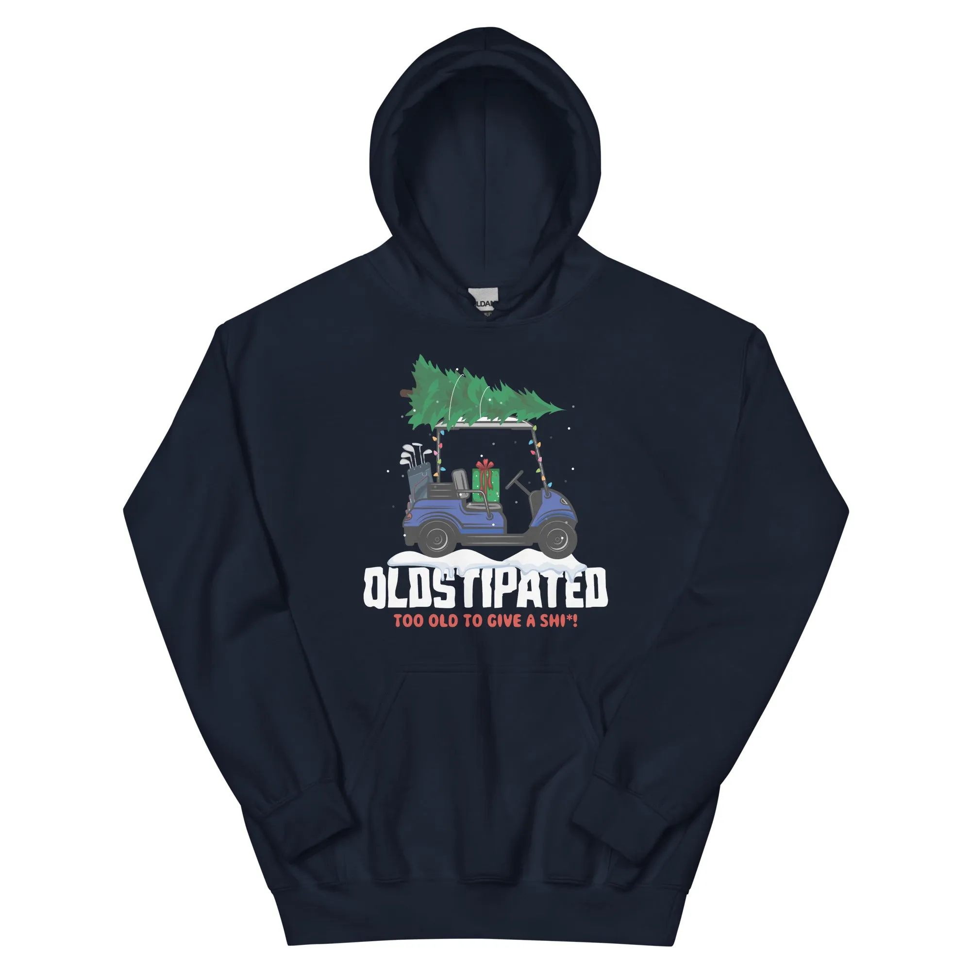 Merry Christmas CONSTIPATED Too Old To Give A Sh Unisex Hoodie