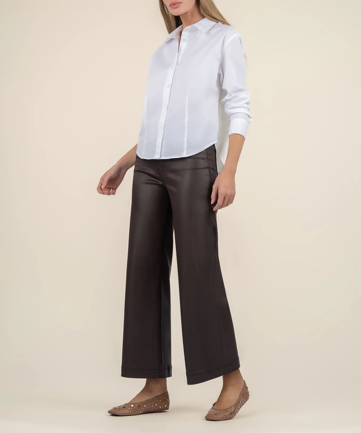 Millia Front Crop Shirt
