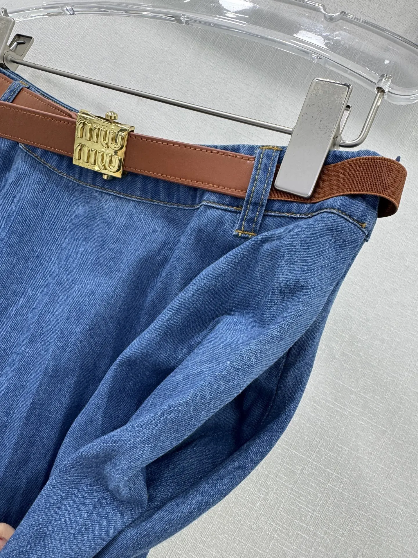 MU 25 new denim skirt