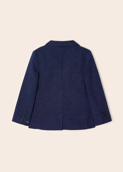 Navy Linen Blazer Set