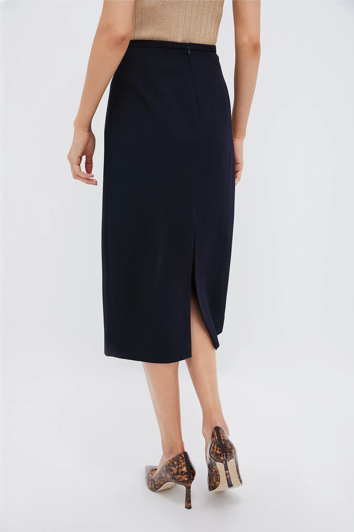 Navy Tanya Skirt