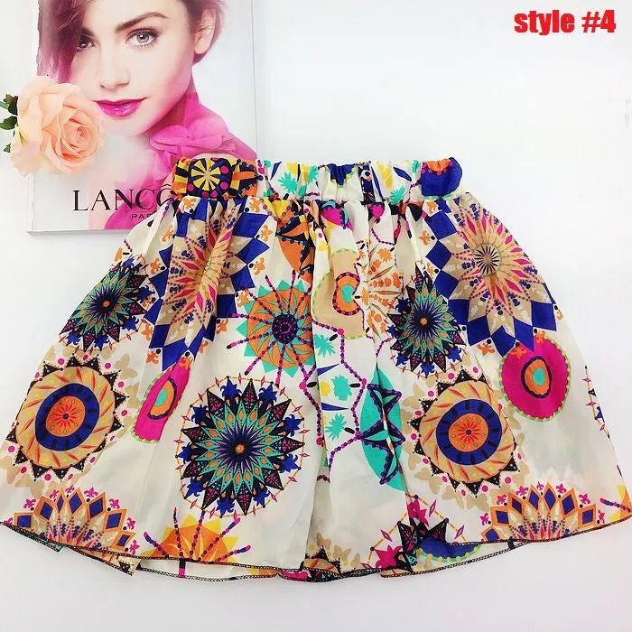 New Korean Woman Chiffon skirt Pleated Girls Skirts Short Skirts Women saias femininas skirt