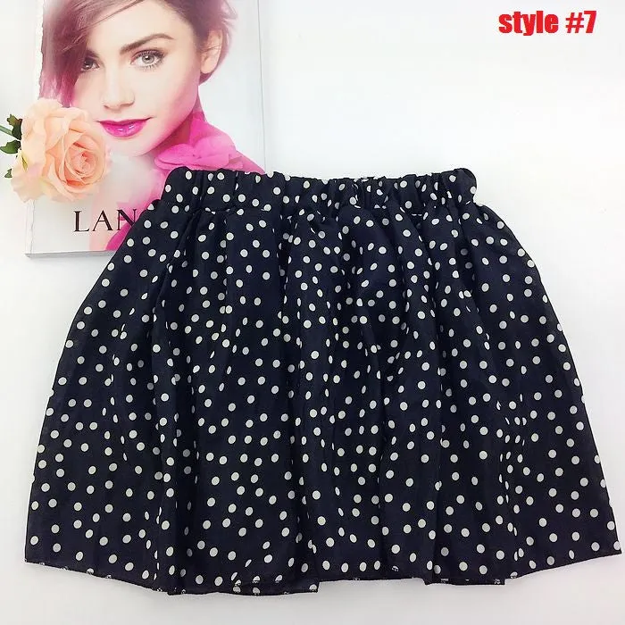 New Korean Woman Chiffon skirt Pleated Girls Skirts Short Skirts Women saias femininas skirt