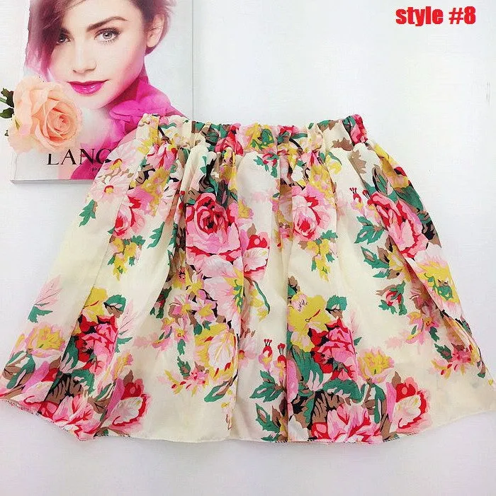 New Korean Woman Chiffon skirt Pleated Girls Skirts Short Skirts Women saias femininas skirt