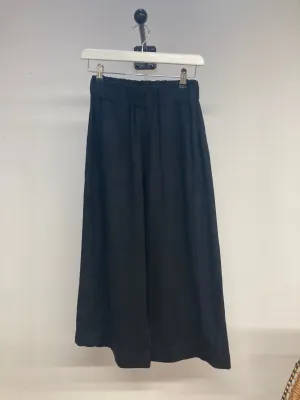 Nicole-May Linen Trouser in Black Size XS