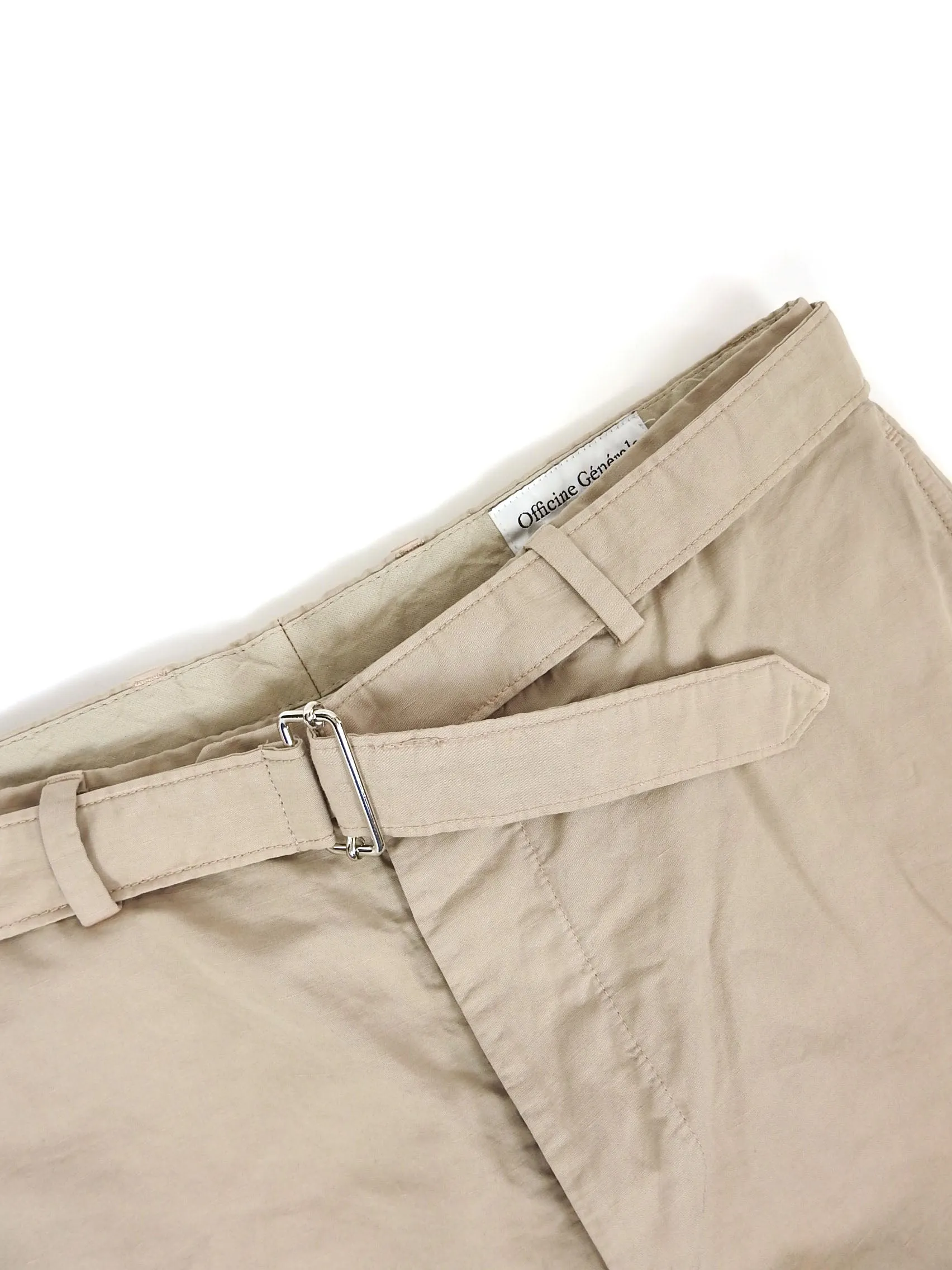 Officine Generale Belted Trousers Size 48